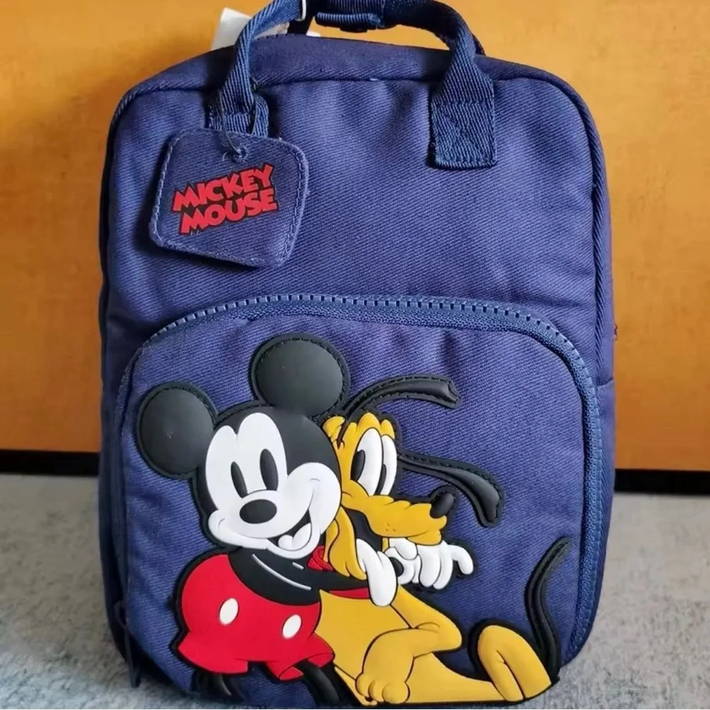Disney Navy Blue Mickey Mouse Kids Backpack